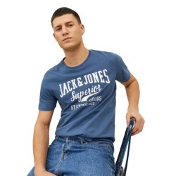 Jack&Jones Camisetas Hombre Azul manga corta - Estilo y Comodidad